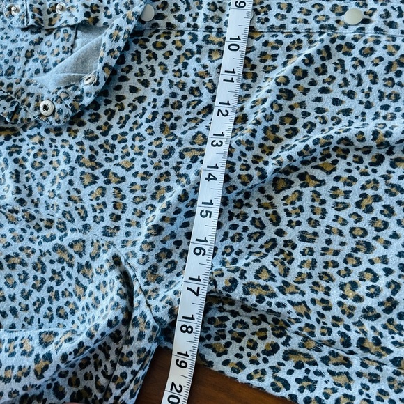 FRNCH Leopard Print Button-Up Blouse - Black and Brown - Picture 10 of 12